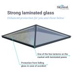 Laminated Glass Roof Lantern Pyramid | Skyseal