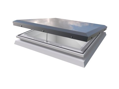 Skyseal electric opening roof light shown with a DF kerb