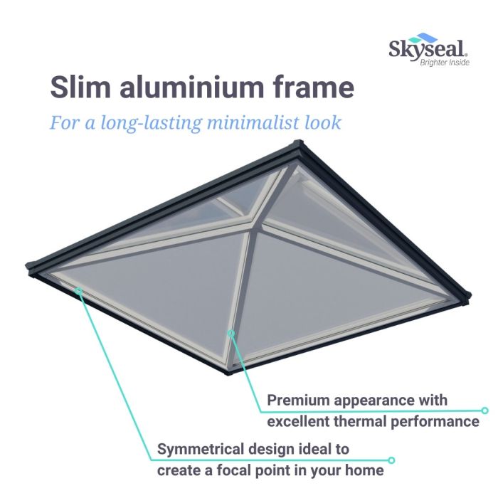 Laminated Glass Roof Lantern Pyramid | Skyseal